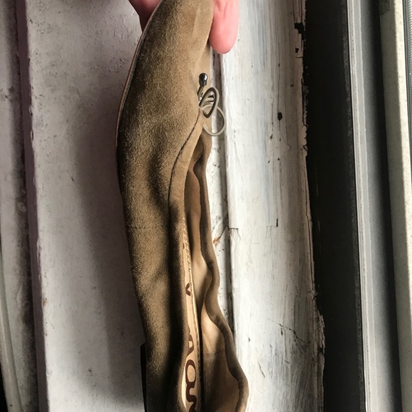 Sam Edelman Felicia olive green ballet flats. - Picture 6 of 7